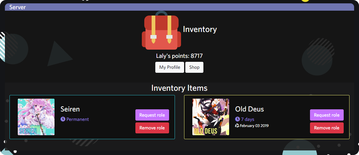 inventory